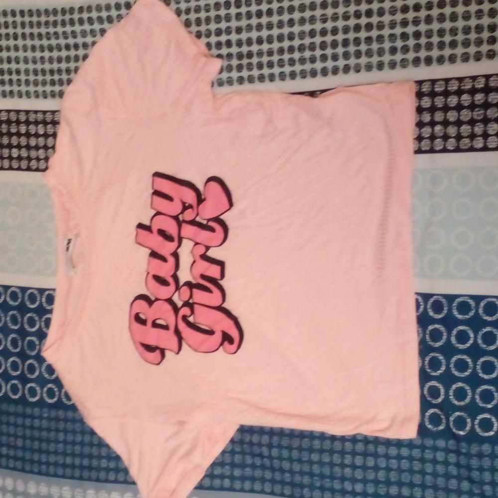 Baby girl crop top pink